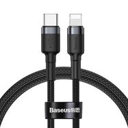 Baseus CATLKLF-G1 Lightning - USB-C PD QC cable 18W 480Mb/s 1m - black and gray, Baseus