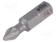 Screwdriver bit; Pozidriv®; PZ1; Overall len: 25mm; STANDARD WIHA