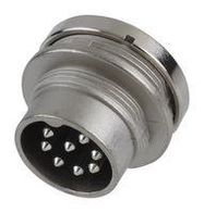 CIRCULAR CONNECTOR, RECEPTACLE, 8 POSITION, PANEL