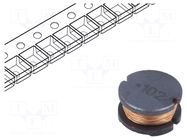 Inductor: wire; SMD; 1mH; 230mA; ±10%; Ø: 10mm; 3.1Ω; H: 6mm BOURNS