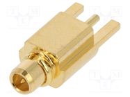 Socket; MMCX; female; 50Ω; PTFE; gold-plated ADAM TECH