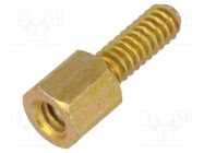 Threaded head screw; Thread len: 7.9mm; Thread: UNC 4-40 TE Connectivity