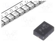 Transistor: P-MOSFET; unipolar; -20V; -1.2A; 0.5W; DFN1411-3 DIODES INCORPORATED