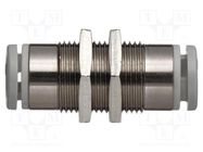 Push-in fitting; threaded,straight; -1÷10bar; brass; -5÷60°C 