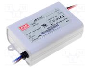 Power supply: switching; LED; 35W; 15÷50VDC; 700mA; 90÷264VAC; IP42 MEAN WELL