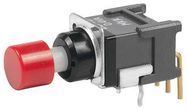 SWITCH, PUSHBUTTON, NON-ILLUMINATED, SPDT, 0.1A, 28VAC