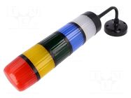 Signalling column; red/yellow/green/blue/white; LED; 18÷32VDC W2