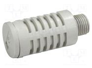 Sound suppression silencer; max.10bar; Thread: R 1/2"; outside SMC