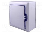 Enclosure: for modular components; IP40; white; No.of mod: 6; 400V ELEKTRO-PLAST NASIELSK