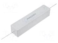 Resistor: wire-wound; cement; THT; 220mΩ; 40W; ±5%; Ø0.8x35mm SR PASSIVES