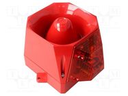 Signaller: lighting-sound; 9÷60VDC; siren,flashing light; LED EATON ELECTRIC