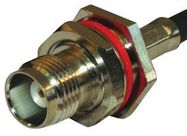 RF/COAXIAL, TNC BULKHEAD JACK STR 50 OHM CRIMP