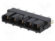 Socket; wire-board; male; Mini-Fit Sr; 10mm; PIN: 5; THT; straight MOLEX