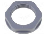 Nut; M32; polyamide; 41mm; dark grey; Thread: metric; Pitch: 1.5 HELUKABEL