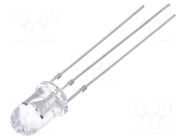 LED; yellow/green; 5mm; 30°; Front: convex; 12÷15VDC; No.of term: 3 OPTOSUPPLY