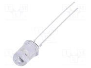 LED; 5mm; yellow; 2180÷3000mcd; 60°; Front: convex; 1.8÷2.6V OPTOSUPPLY