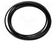 Pneumatic tubing; max.15bar; L: 100m; r bending min: 13mm; black 