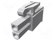 Connector: wire-wire; plug; female; PIN: 2; 600V; for cable; 4.14mm TE Connectivity