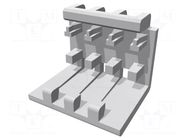 Cable hood and fastener; PIN: 4; UL94V-2; MTA-100 TE Connectivity