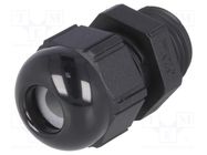 Cable gland; PG9; IP68; polyamide; black; Resistance to: UV rays LAPP