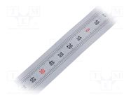 Ruler; figures vertically arranged,self-adhesive; W: 11mm ELESA+GANTER