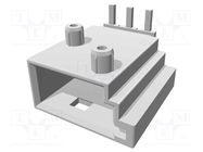 Connector: automotive; MQS; socket; male; angled 90°; PIN: 3; tinned TE Connectivity