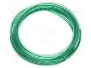 Pneumatic tubing; max.15bar; L: 20m; r bending min: 13mm; green 