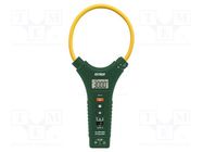 Meter: ammeter; pincers type; LCD; (6000); Sampling: 1x/s; True RMS EXTECH