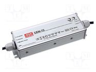 Power supply: switching; LED; 75.6W; 42VDC; 1.8A; 90÷295VAC; IP66 MEAN WELL