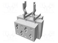 Micro-MaTch; socket; female; PIN: 4; THT; on PCBs; Layout: 2x2 TE Connectivity