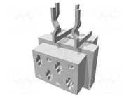 Micro-MaTch; socket; female; PIN: 4; THT; on PCBs; 2x2; angled 90° TE Connectivity