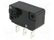 Microswitch SNAP ACTION; 5A/250VAC; without lever; SPDT; ON-(ON) OMRON Electronic Components