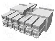 Connector: wire-wire/PCB; plug; female; VAL-U-LOK; 4.2mm; PIN: 12 TE Connectivity