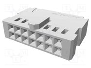 Connector: wire-board; plug; female; AMPMODU MOD IV; 2.54mm TE Connectivity