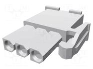 Connector: wire-wire; plug; female; PIN: 3; 600V; for cable; 4.14mm TE Connectivity