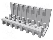 Cable hood and fastener; PIN: 8; UL94V-2; MTA-100 TE Connectivity