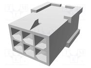 Connector: wire-board; plug; male; Micro MATE-N-LOK; 3mm; PIN: 6 TE Connectivity