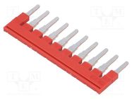 Comb bridge; ways: 10; red; Width: 6mm; UL94V-0 PHOENIX CONTACT