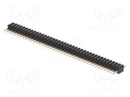 Connector: pin strips; pin header; male; PIN: 40; straight; 1.27mm NINIGI