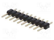 Connector: pin strips; pin header; male; PIN: 10; straight; 2mm; THT CONNFLY