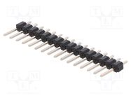 Connector: pin strips; pin header; male; PIN: 16; straight; 2.54mm CONNFLY