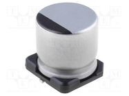 Capacitor: electrolytic; low ESR; SMD; 100uF; 6.3VDC; Ø5x5.8mm NICHICON