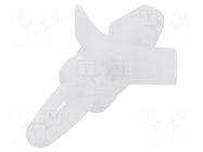 PCB distance; polyamide; L: 6.4mm; snap fastener; natural DREMEC