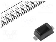 Diode: Zener; 0.3W; 12V; SMD; reel,tape; SOD523; single diode DIODES INCORPORATED