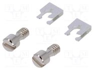 Set of screws for D-Sub; UNC 4-40; Screw length: 8.6mm NINIGI