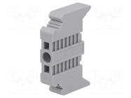 Holder; grey; L: 48.6mm; W: 9.5mm; H: 32.8mm; TS35 PHOENIX CONTACT
