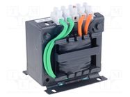 Transformer: mains; 100VA; 230VAC; 12V; Leads: terminal block; IP00 BREVE TUFVASSONS