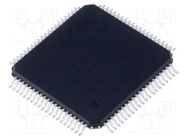 IC: microcontroller; LQFP80; 10.24kBSRAM,128kBFLASH; Cmp: 12 TEXAS INSTRUMENTS