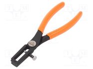 Stripping tool; Øcable: 0.5÷5mm; 23AWG÷4AWG; Wire: round; 160mm BAHCO