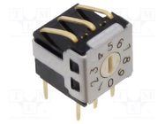 Encoding switch; DEC/BCD; Pos: 10; THT; Rcont max: 200mΩ; 1.96Ncm OMRON Electronic Components